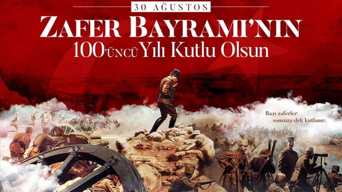 30 Ağustos 1922'de vatan toprağımızı düşman işgalinden kurtaran Ulu Önder Atatürk ve Kurtuluş Savaşı Kahramanlarımızı saygı ve minnetle anıyoruz.